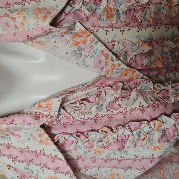 Vintage Floral Wedding Rare  Blouse - Picture 6 of 8